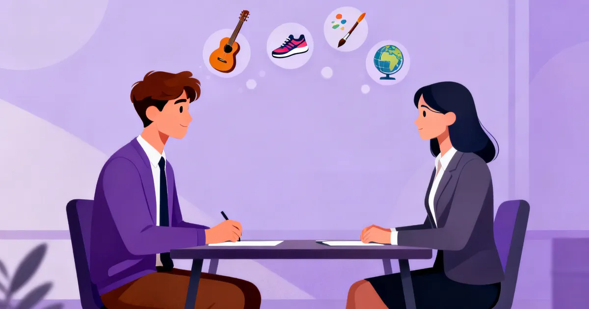 Hobbys im Vorstellungsgespräch